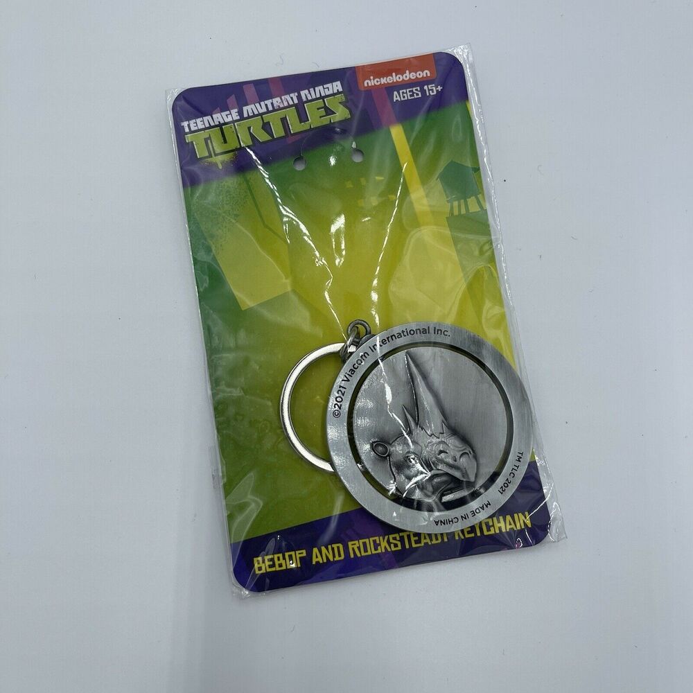 Loot Crate Teenage Mutant Ninja Turtles Nickelodeon Bebop & Rocksteady Keychain